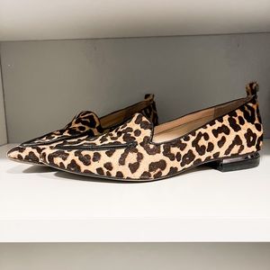 Franco Sarto Leopard Print Flat